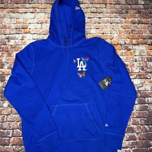 New Era Royal Blue LA Logo Men's Hoodie